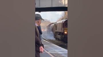 Class 66 passes Keynsham on the RHTT with 2 tones #train #railway