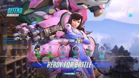 Overwatch - D.VA Self-Destruct on Hanamura Map