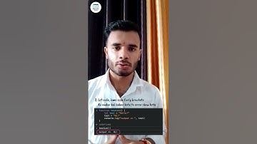 Basic information of JavaScript Variables ✨ #shorts