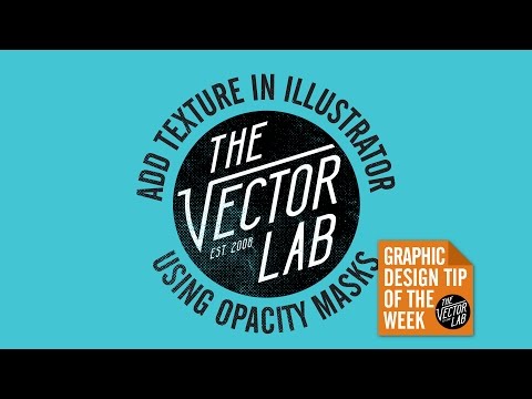 Add Bitmap Texture in Illustrator Using Opacity Masks
