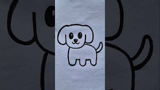How To Draw A Dog Step By Step | Dog Drawing Easy