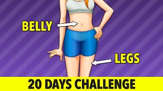 20 Days to Lean Legs and a Sculpted Flat Belly – No Equipment Needed