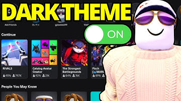 How To Enable Dark Theme Roblox - Updated Guide 2025