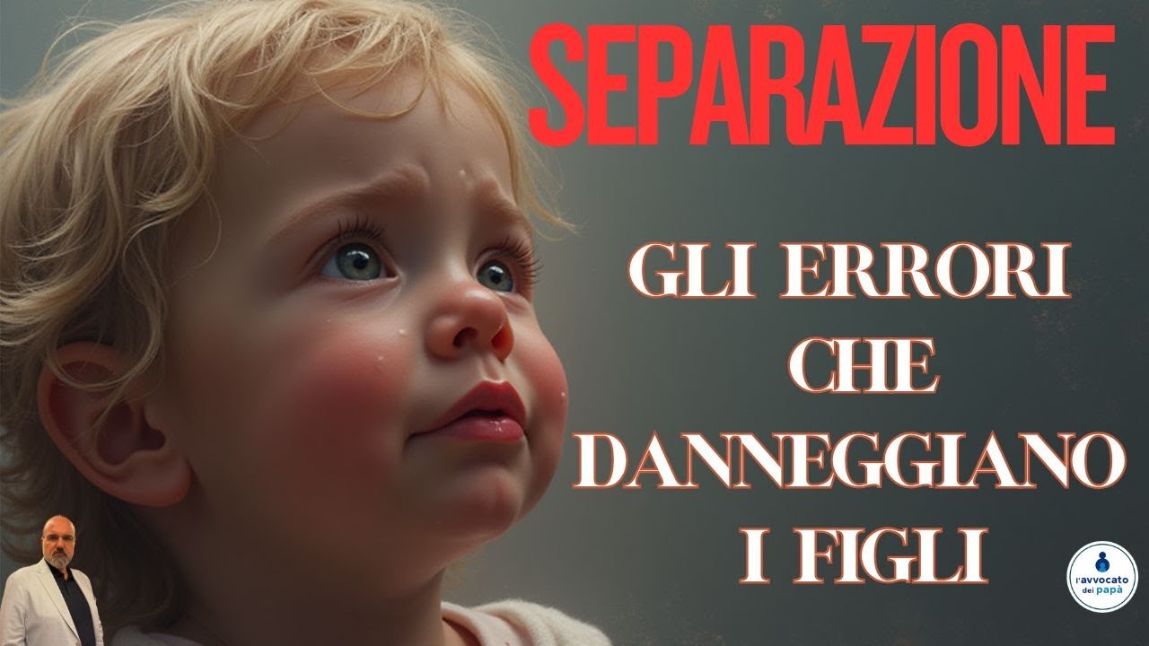 SEPARAZIONE: quando sono i FIGLI a PAGARE.