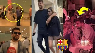 Famous 😳Barca Legend Gerard Pique Spotted With His New Girlfriend Clara At Airport After Leaving Paris 🫢 Net Worth