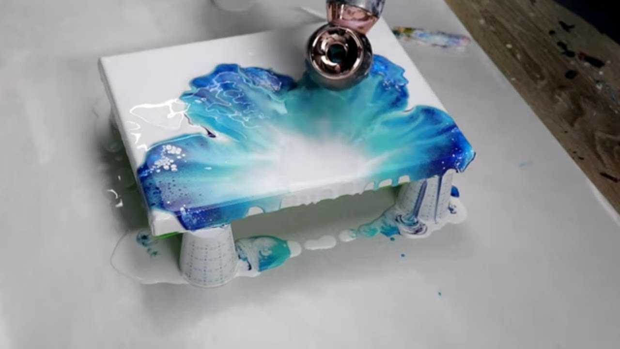 Paint and WATER Only 😲 Dutch Pour + Swipe?? MUST SEE Acrylic Pouring  Technique 