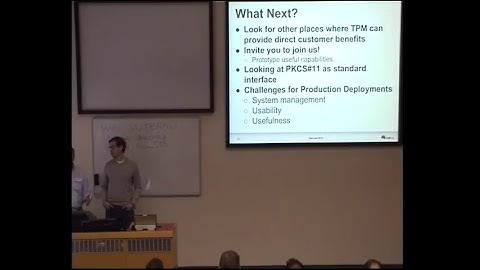 Russell Doty, Javier Martinez Canillas: HW Root of Trust - Trust Me, It’s Real This Time!