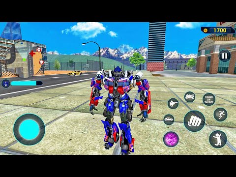 Optimus Prime Multiple Transformation Jet Robot Car Game 2020 – Android Gameplay