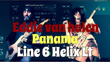 VAN HALEN helix line 6 lt PANAMA cover #helix #vanhalen #panama #helixlt #brownsound #eddie