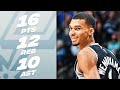 Victor Wembanyama S FIRST CAREER Triple Double January 10 2024 Victor Wembanyama S FIRST CAREER Triple Double January 10 2024