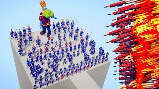 👑 100x KING MEDIEVAL ARMY ⚔️ VS 👹 EVERY GOD / Totally Accurate Battle Simulator ( TABS )