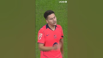 First goal of Roony Bardghji! 💙❤️ #LaLigaHighlights #fcbarcelona #shorts