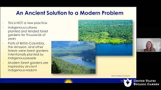 Community Forest Gardens: Building Community and Climate Resilience (Online Lecture)