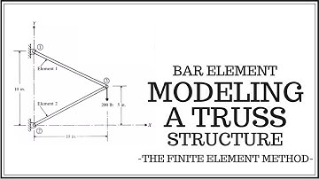 Bar Finite Element - Modeling a Truss Structure