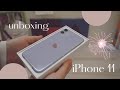 2021 iPhone 11 unboxing! 💜 [from android to ios]