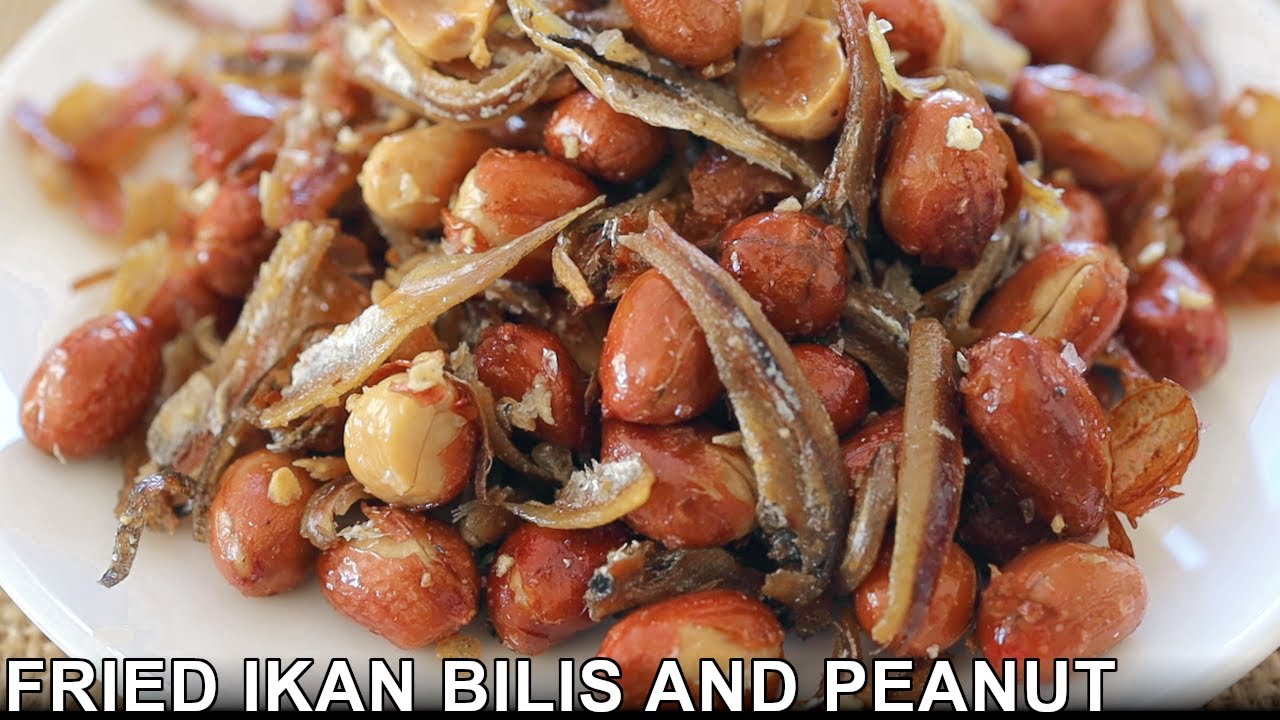 Crispy Fried Anchovy And Peanut Resepi Goreng Ikan Bilis Kacang YouTube