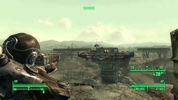 Fallout 3: Killing Enclave from the other side of the bridge