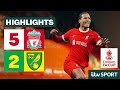 HIGHLIGHTS - Liverpool 5-2 Norwich | FA Cup 4th Round image