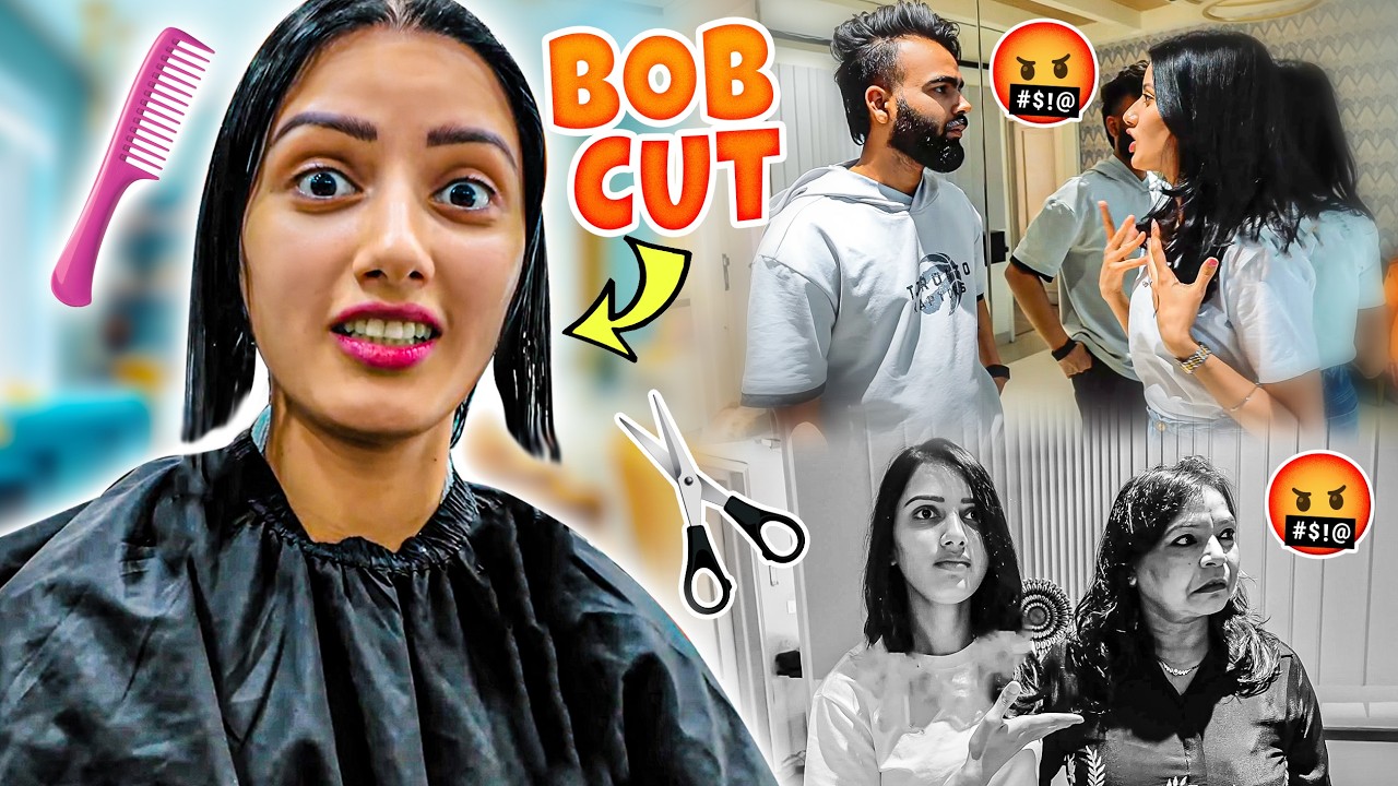 Mere New Haircut Ne Sabko Hila Diya! 😱 Lakhan Aur Sasu Mom Ka Gusse Wala Reaction