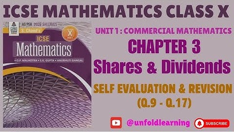 ICSE CLASS 10 || S Chand