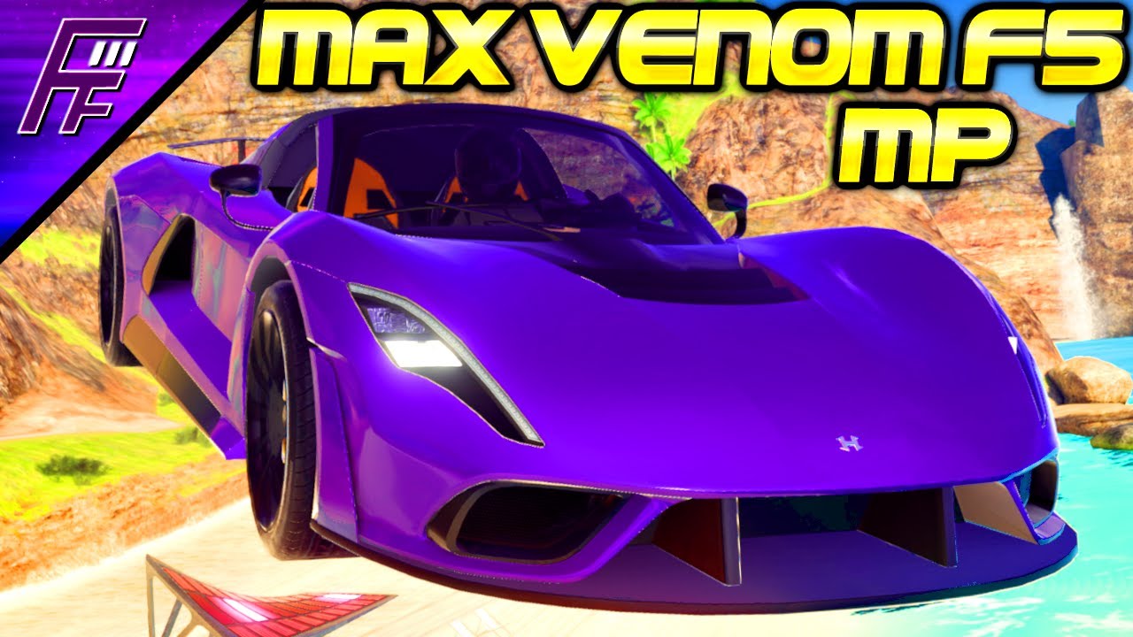 HEAD-TO-HEAD IN THE NEW KING!! GOLDEN MAX Hennessey Venom F5 (6