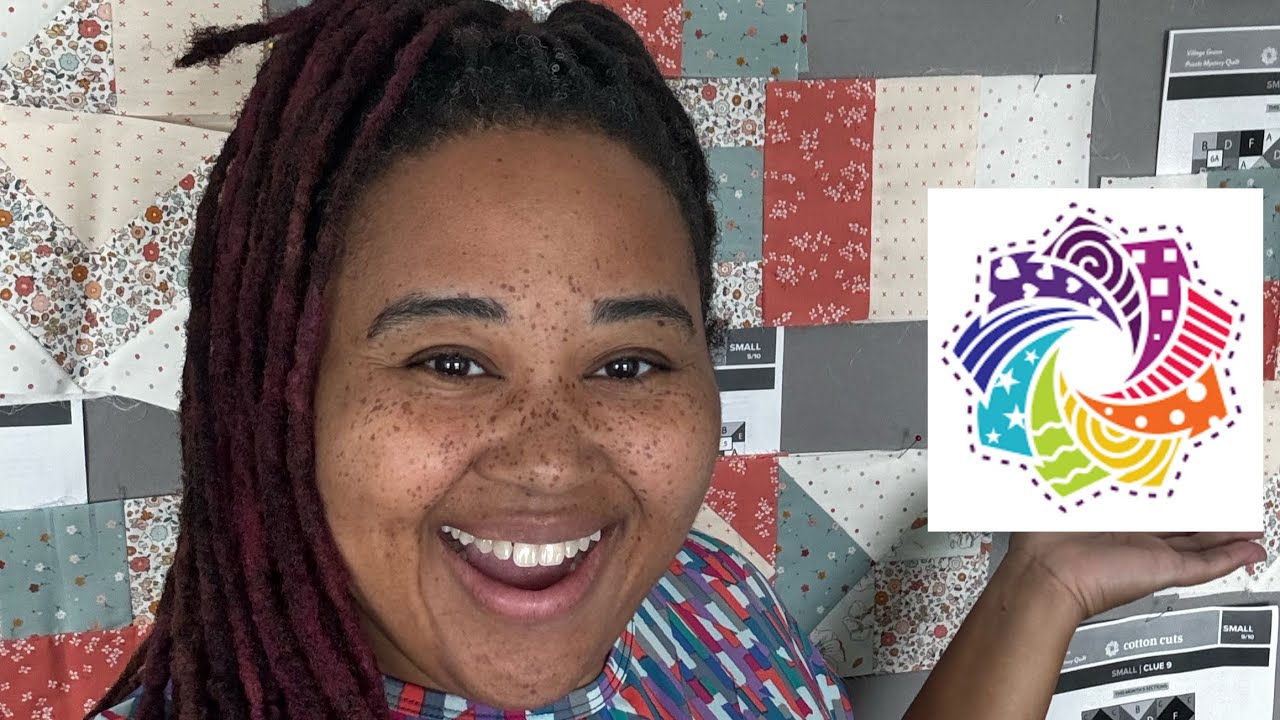 Catching Up on Cotton Cuts PMQ Village Green! Almost Done! - YouTube
