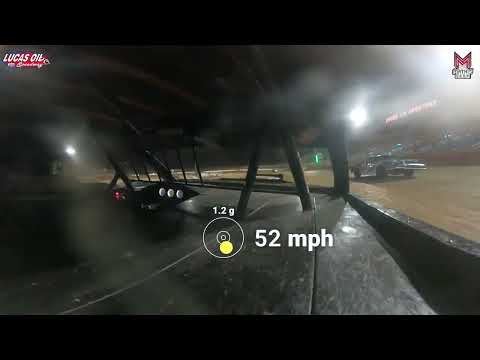#12 Christopher Sawyer - USRA Stock Car - 8-28-2026 Lucas Oil Speedway - In Car Camera - dirt track racing video