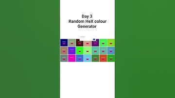 Day 3- Random hex color generator| 20 days 20 js project challenge| #challenge #coding #javascript