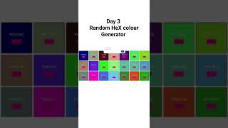 Day 3- Random hex color generator| 20 days 20 js project challenge| #challenge #coding #javascript