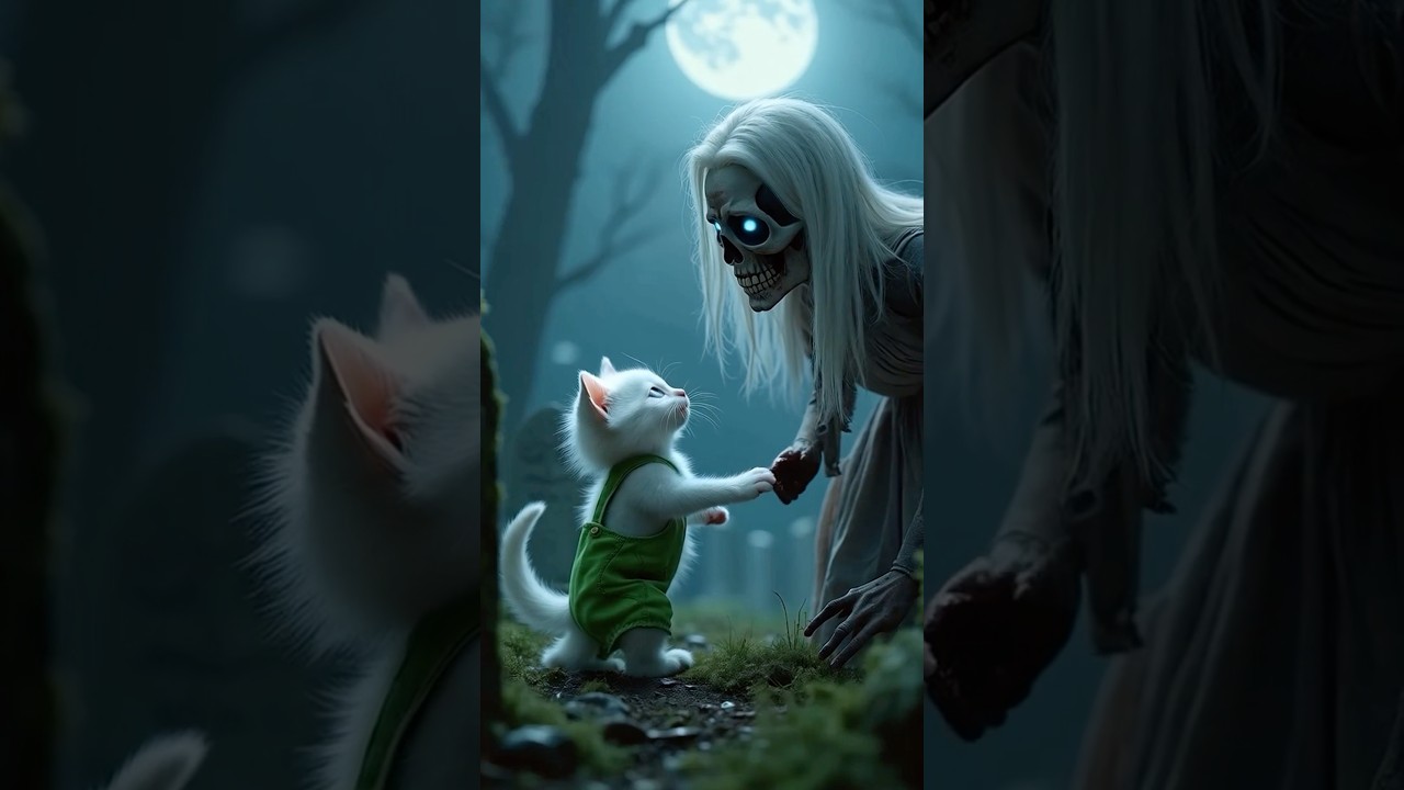Zombie Grandma's Last Gift: A Cat's Journey of Love and Sacrifice #catlover #catlovers #catoon