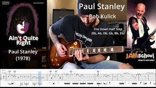 Paul Stanley Ain't Quite Right guitar solo wIth TAB