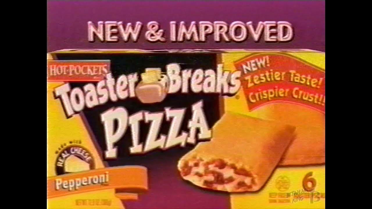 Hot Pockets Toaster Breaks Pizza Commercial 2000 YouTube