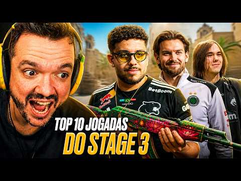 TOP 10 MELHORES JOGADAS DO STAGE 3 DO MAJOR DE COLOGNE!