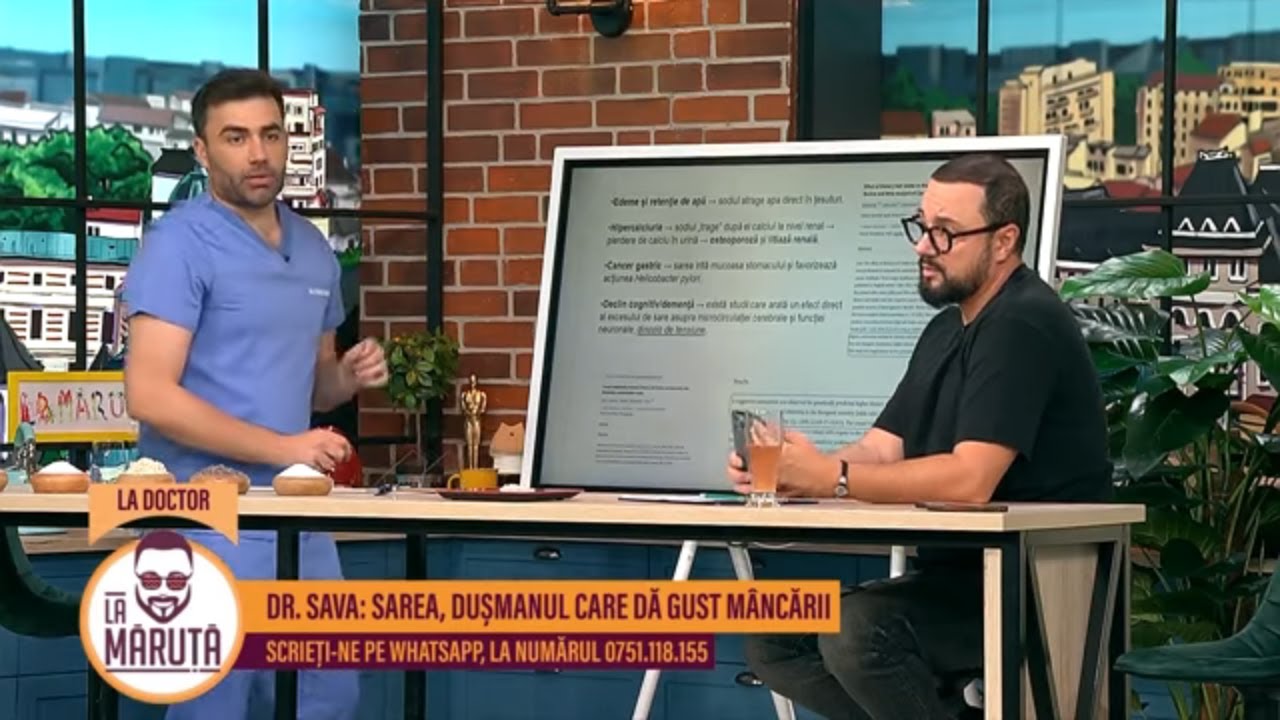 Dr. Sava: Sarea, dușmanul care dă gust mâncării