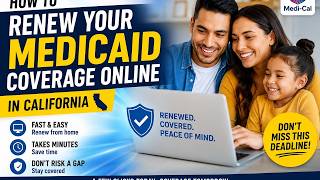 How to renew your Medicaid coverage online in California