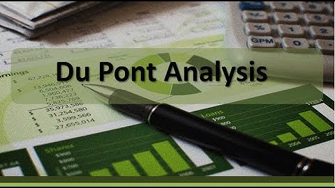 Financial Analysis: Du Pont Analysis