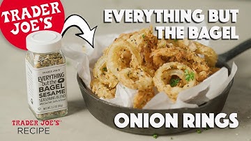 Everything But the Bagel Onion Rings | Easy Recipe | Trader Joe’s