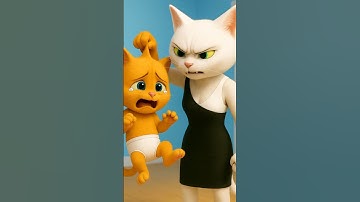 mèo con và dì ghẻ ác độc #cartoon #funny #animation #cat #shortvideo #viral #ai #short