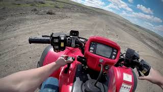 (06 Honda Foreman 500FA Top Speed Runs)