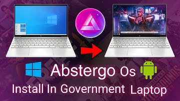 How To Download And Install Abstergo Os In Tamil | Abstergo Os Install Government Laptop Tamil