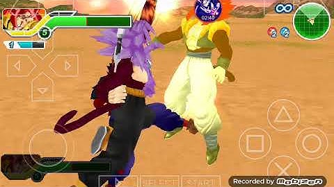 DBZ TTT MOD Vegeta ssj4 e Goku ssj4 vs Trunks ssj4 e Gohan ssj4