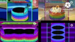 Rainbow Unicorn Cake Maker: Free Cooking Games Quadparison 4 screenshot 2
