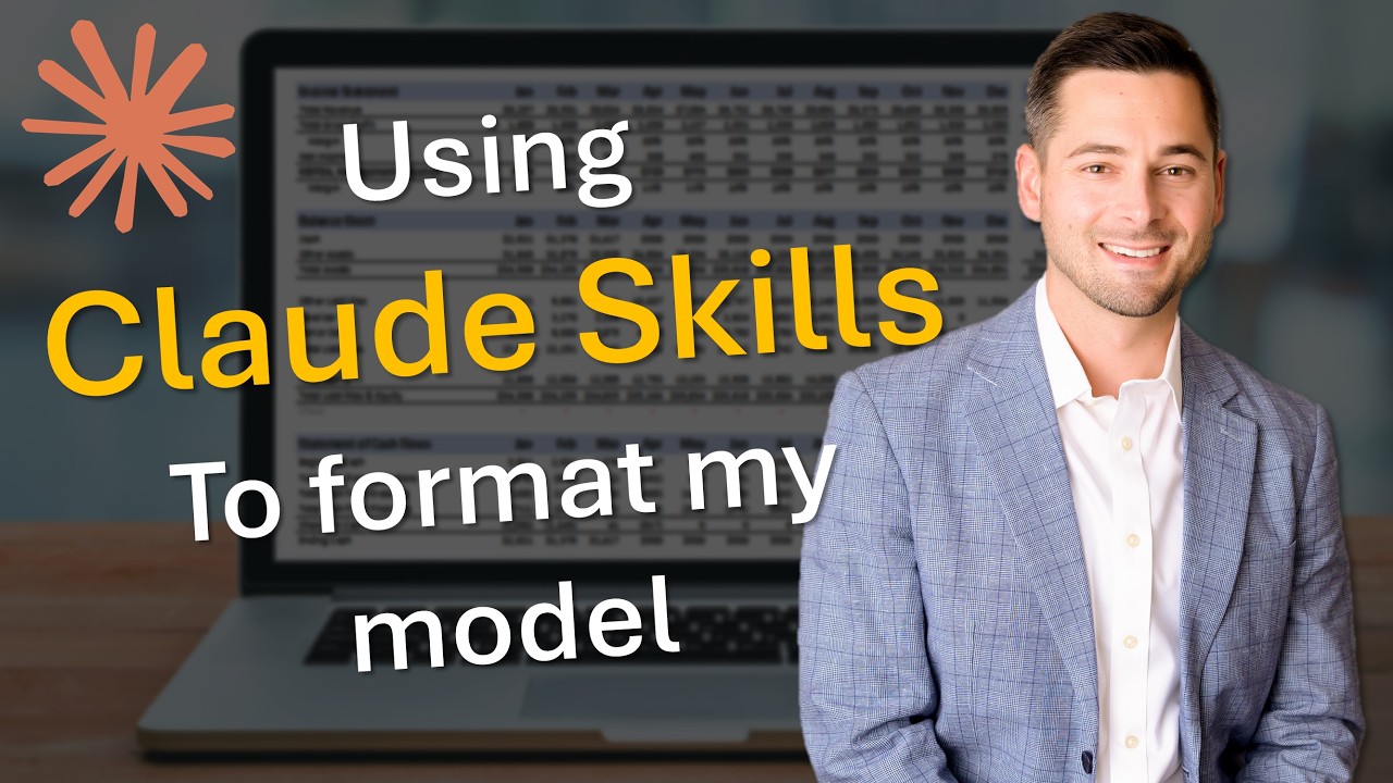 Using Claude Skills to Format my Financial Model