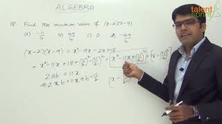 Algebra | Example - 18 | Quantitative Aptitude | TalentSprint Aptitude Prep