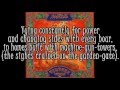 Skyclad - Cancer of the Heart (on screen lyrics)