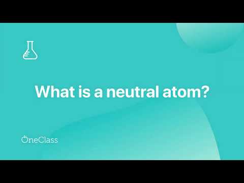 What is a neutral atom?