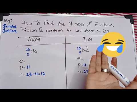 वीडियो: 37cl में कितने प्रोटॉन न्यूट्रॉन और इलेक्ट्रॉन होते हैं?