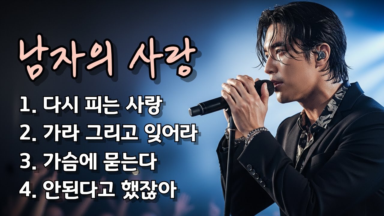 그녀를 보냈지만 여전히 내 마음에 남아있다/ 남자의 사랑 노래 모음 4곡