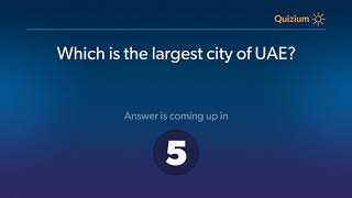 Which is the largest city of UAE?   United Arab Emirates Quiz
