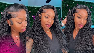 The Best 360 Water Wave Wig Melt |pre Bleached & Cut Hd Lace Frontal 😍 | Hermosa Hair